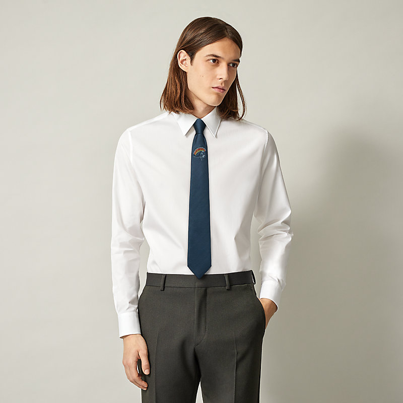 Cheval Punk embroidered tie | Hermès Saudi Arabia